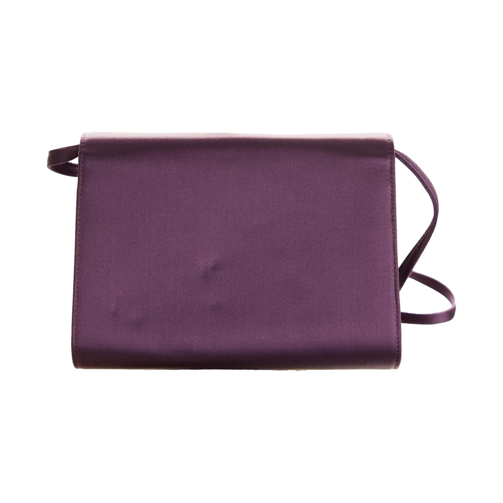 Gucci Purple Satin Shoulder Bag