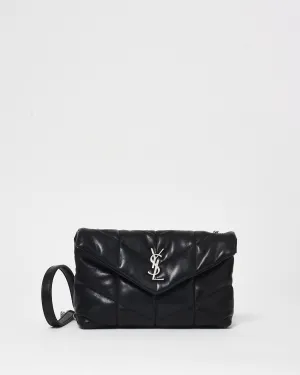 Saint Laurent Black Nappa Leather Toy Puffer Shoulder Bag