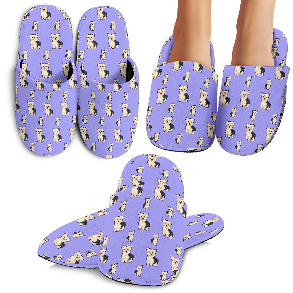 Yorkie Slippers